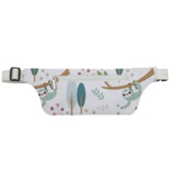 Pattern Sloth Woodland Active Waist Bag