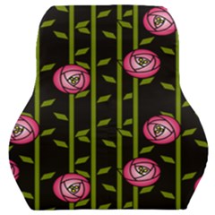 Abstract Rose Garden Car Seat Back Cushion 