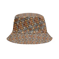 Gold Silver And Bronze Medals Motif  Seamless Pattern2 Wb Inside Out Bucket Hat