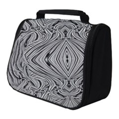 Black And White Pattern 1 Full Print Travel Pouch (small)