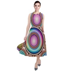 Pattern 3 Round Neck Boho Dress