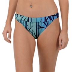 Nature Outdoors Night Trees Scene Forest Woods Light Moonlight Wilderness Stars Band Bikini Bottoms