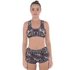 Mental Human Experience Mindset Pattern Racerback Boyleg Bikini Set