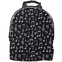 Chalk Music Notes Signs Seamless Pattern Mini Full Print Backpack