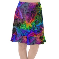 Pride Marble Fishtail Chiffon Skirt