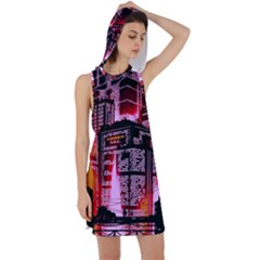 Cybercity Racer Back Hoodie Dress