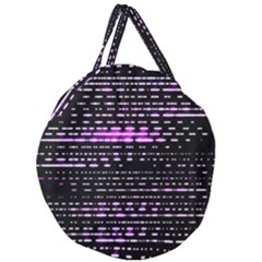 Purplestars Giant Round Zipper Tote