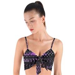 Purplestars Woven Tie Front Bralet