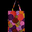 Abstract Circles Background Retro Zipper Classic Tote Bag View2