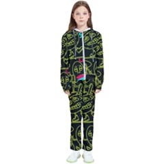 Keep Smiling Doodle Kids  Tracksuit by Cemarart