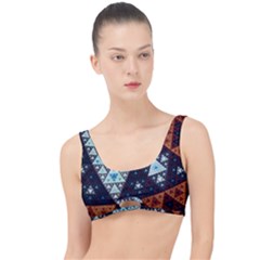 Fractal Triangle Geometric Abstract Pattern The Little Details Bikini Top