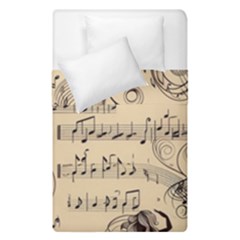 Musical Swirls Ladies Duvet Cover Double Side (single Size)
