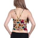 Autumn Leaves Colours Season Spaghetti Strap Bra Top View2