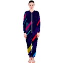 Colorful Abstract Background OnePiece Jumpsuit (Ladies) View1