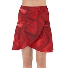 Lachs Kl Rotweissschwarz Kl Wrap Front Skirt