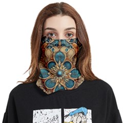 Christmas Greetings Face Covering Bandana (two Sides)