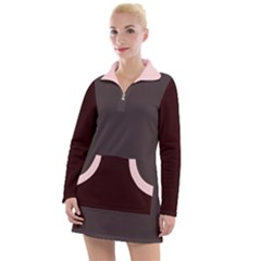 4 Farben Women s Long Sleeve Casual Dress