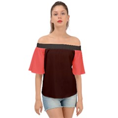 4 Farben 2 Off Shoulder Short Sleeve Top