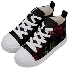 Fractal 1 Kids  Mid-top Canvas Sneakers