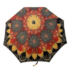 Pattern Decoration Background Folding Umbrellas