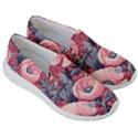 Vintage Floral Poppies Women s Lightweight Slip Ons View3