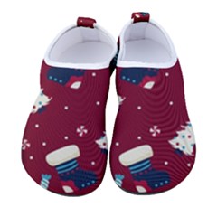 Flat Design Christmas Pattern Collection Art Kids  Sock-style Water Shoes by Ket1n9