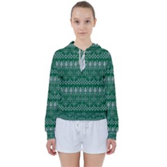 Christmas Knit Digital Women s Tie Up Sweat