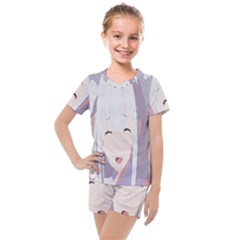 Emilia Rezero Kids  Mesh T-shirt And Shorts Set