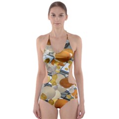 Ballon Classroom Cut-out One Piece Swimsuit