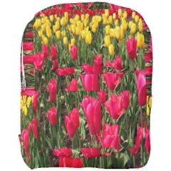 Yellow Pink Red Flowers Full Print Backpack