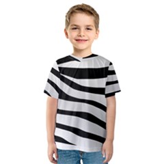 White Tiger Skin Kids  Sport Mesh T-shirt