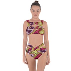 Chaos Unknown Unfamiliar Strange Bandaged Up Bikini Set  by Paksenen