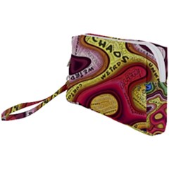 Chaos Unknown Unfamiliar Strange Wristlet Pouch Bag (small) by Paksenen