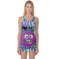 Why Not Question Reason One Piece Boyleg Swimsuit by Paksenen