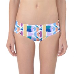 Illustrations Of Fish Texture Modulate Sea Pattern Classic Bikini Bottoms