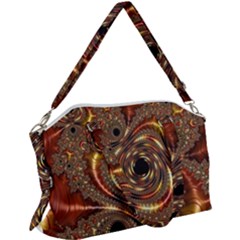 Geometric Art Fractal Abstract Art Canvas Crossbody Bag