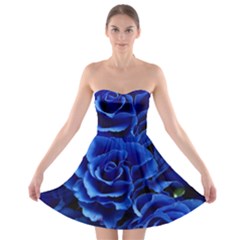 Roses Flowers Plant Romance Strapless Bra Top Dress