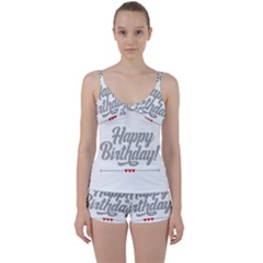 Birthday  Tie Front Two Piece Tankini by didisemporium