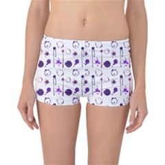 Liquid Splash Pattern Stroke Drip Reversible Boyleg Bikini Bottoms by Perong