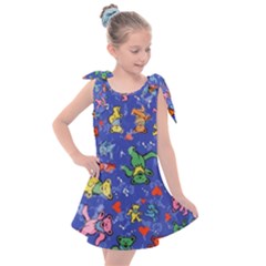 Grateful Dead Bears Kids  Tie Up Tunic Dress