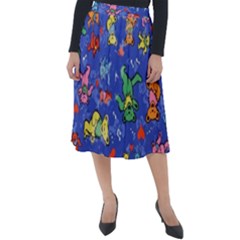 Grateful Dead Bears Classic Velour Midi Skirt 