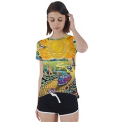 Grateful Dead Golden Road Short Sleeve Open Back T-shirt