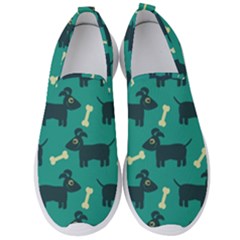 Happy Dogs Animals Pattern Men s Slip On Sneakers by Ket1n9