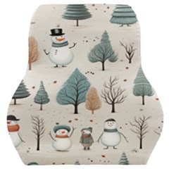 Snowman Snow Christmas Car Seat Back Cushion 