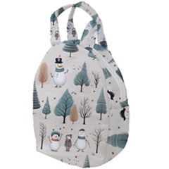 Snowman Snow Christmas Travel Backpack