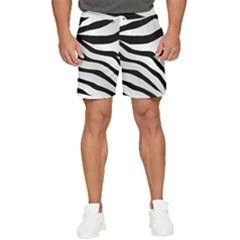 White Tiger Skin Men s Runner Shorts