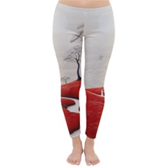 Trees Forest Path Classic Winter Leggings