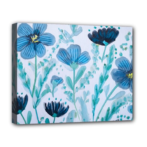 Flowers Petals Bloom Deluxe Canvas 20  X 16  (stretched)