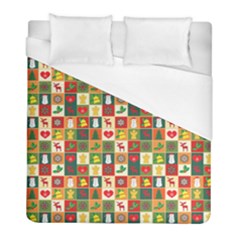 Template Christmas Pattern Duvet Cover (Full/ Double Size)