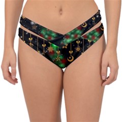 Christmas Star Jewellery Double Strap Halter Bikini Bottoms